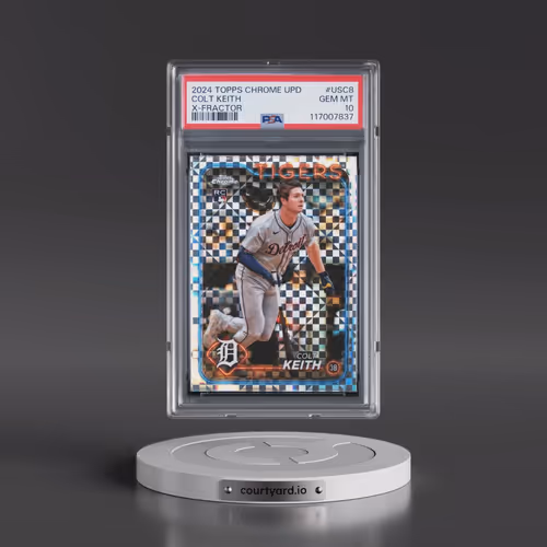 2024 Topps Chrome Update #USC8 Colt Keith - X-Fractor (PSA 10 GEM MINT)