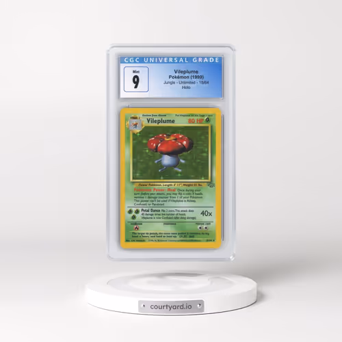 1999 Jungle #15/64 Vileplume - Holo (CGC 9 MINT)