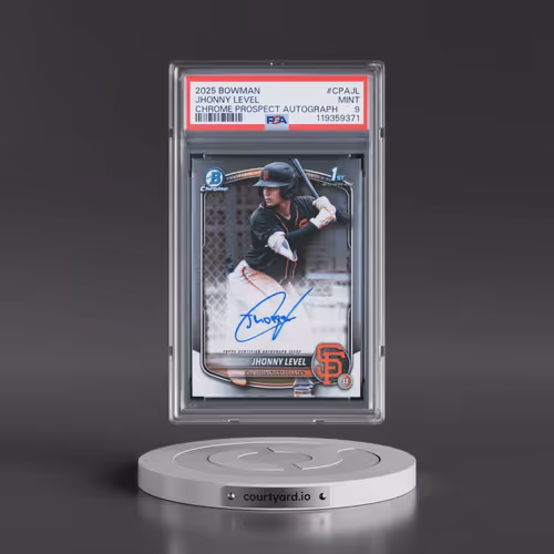 2025 Bowman Chrome Prospect Autographs #CPAJL Jhonny Level (PSA 9 MINT)