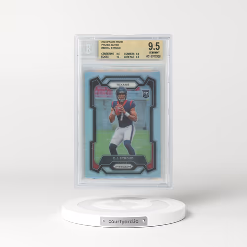 2023 Panini Prizm #339 CJ Stroud - Silver Prizm (BGS 9.5 GEM MINT)