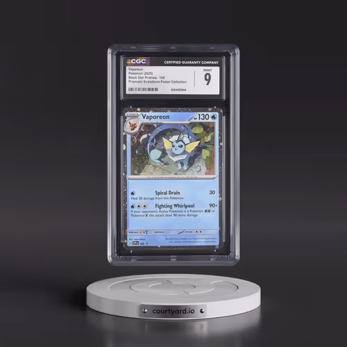 2023 Black Star Promos - Scarlet & Violet SVP EN #168 Vaporeon - Prismatic Evolutions Poster Collect
