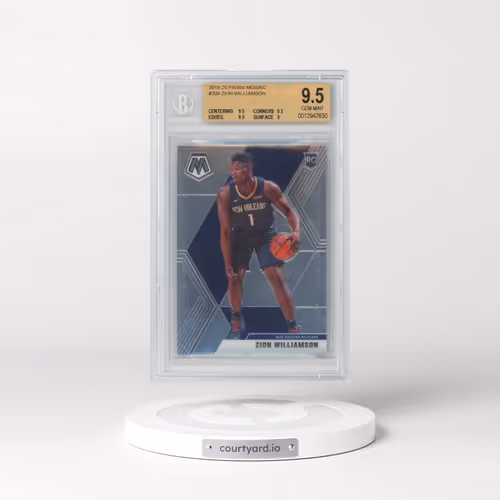 2019 Panini Mosaic #209 Zion Williamson (BGS 9.5 GEM MINT)