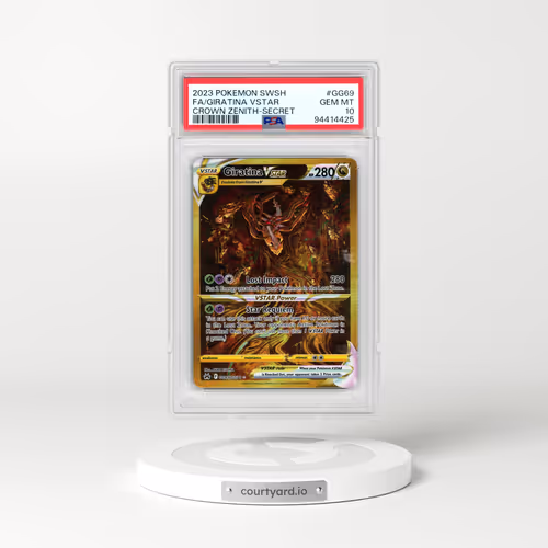 2023 Pokémon Sword and Shield Crown Zenith #GG69 Giratina Vstar - Full Art Secret (PSA 10 GEM MINT)