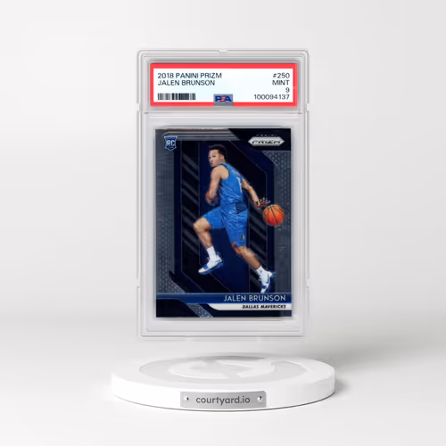 2018 Panini Prizm #250 Jalen Brunson (PSA 9 MINT)