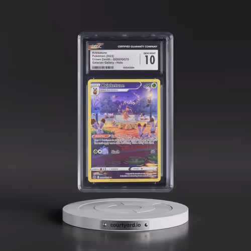 2023 Crown Zenith #GG02/GG70 Kricketune - Galarian Gallery Holo (CGC 10 GEM MINT)