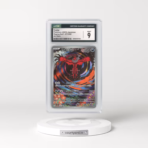 2023 Japanese Raging Surf #71 Yveltal - Full Art Holo (CGC 9 MINT)