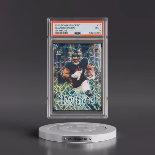 2023 Panini Donruss Optic Mythical #17 Bijan Robinson (PSA 9 MINT)