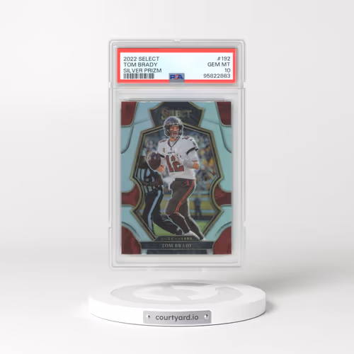 2022 Panini Select #192 Tom Brady - Silver Prizm (PSA 10 GEM MINT)