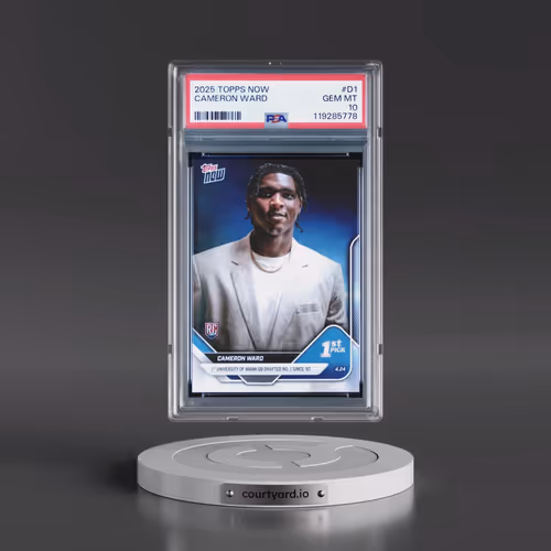 2025 Topps Now #D1 Cameron Ward (PSA 10 GEM MINT)