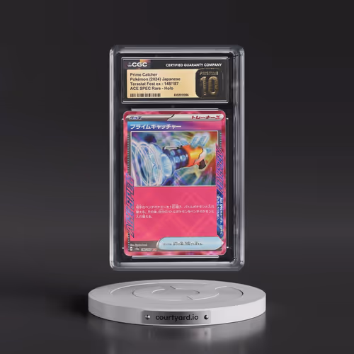 2024 High Class Pack: Terastal Fest ex - sv8a #148/187 Prime Catcher - ACE SPEC Rare Holo (CGC 10 PR
