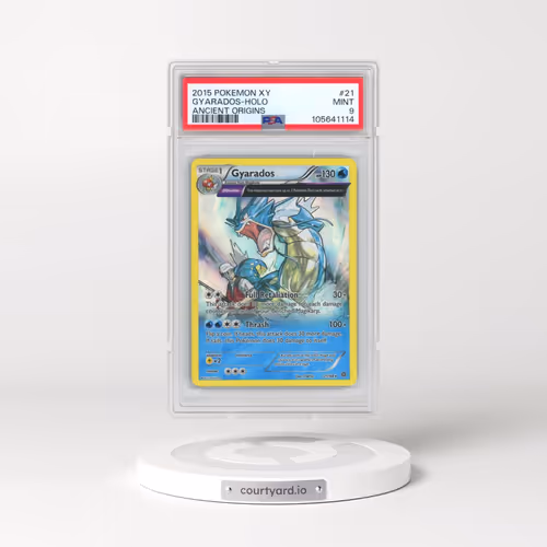 2015 Pokémon XY Ancient Origins #21 Gyarados - Holo (PSA 9 MINT)