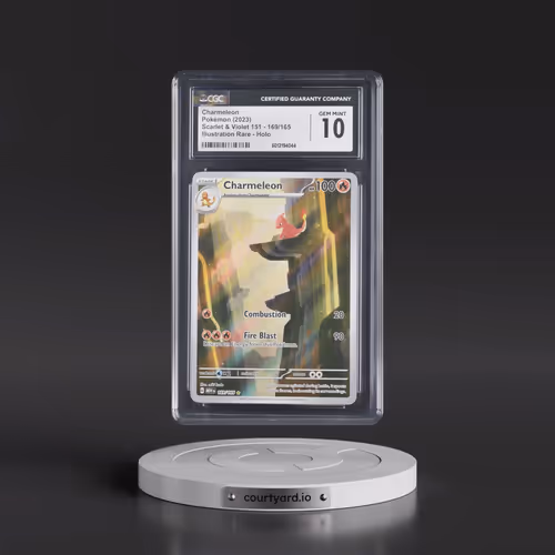 2023 Scarlet & Violet 151 - MEW EN #169/165 Charmeleon - Illustration Rare Holo (CGC 10 GEM MINT)