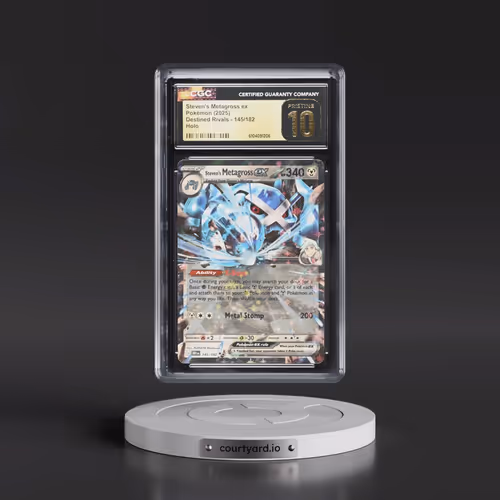 2025 Pokémon Dri EN-Destined Rivals #145 Steven's Metagross EX - Holo (CGC 10 PRISTINE)