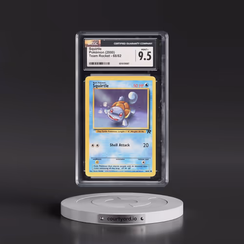 1999 Team Rocket #68/82 Squirtle (CGC 9.5 MINT+)
