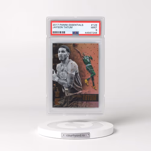 2017 Panini Essentials #129 Jayson Tatum (PSA 9 MINT)