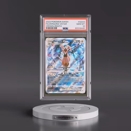 2023 Pokémon Sword and Shield Crown Zenith #GG43 Zeraora Vstar - Full Art (PSA 10 GEM MINT)