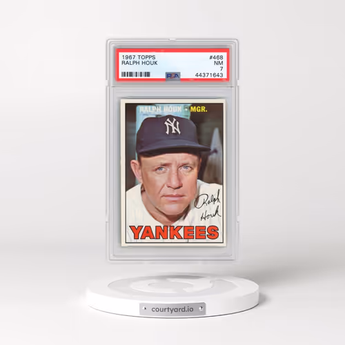 1967 Topps #468 Ralph Houk (PSA 7 NM)
