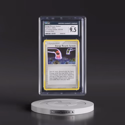 2005 EX Unseen Forces #81/115 Energy Recycle System - Reverse Holo (CGC 9.5 MINT+)