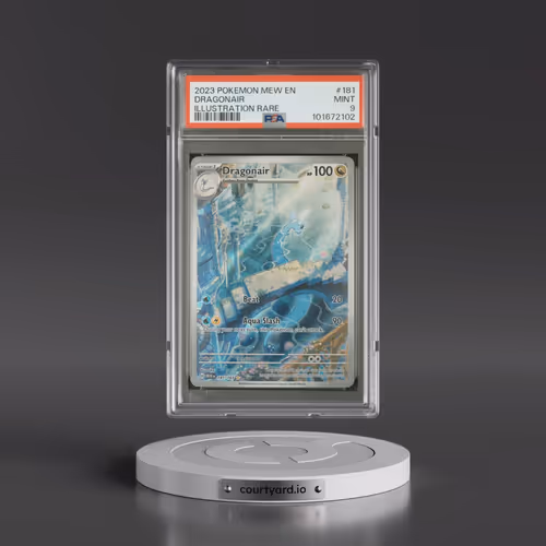2023 Pokémon Mew EN-151 #181 Dragonair - Illustration Rare (PSA 9 MINT)