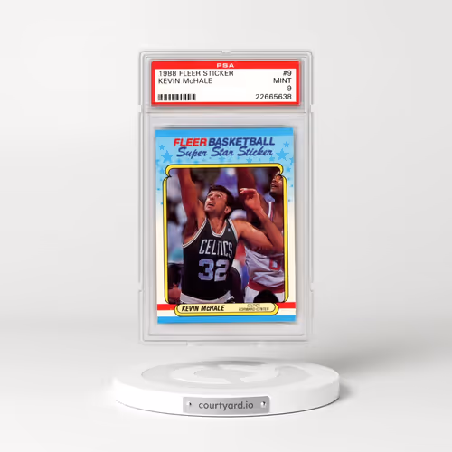 1988 Fleer Sticker #9 Kevin McHale (PSA 9 MINT)
