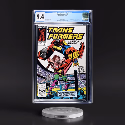 Transformers #55 CGC 9.4 White Pages (Marvel Comics, 8/89) - Universal
