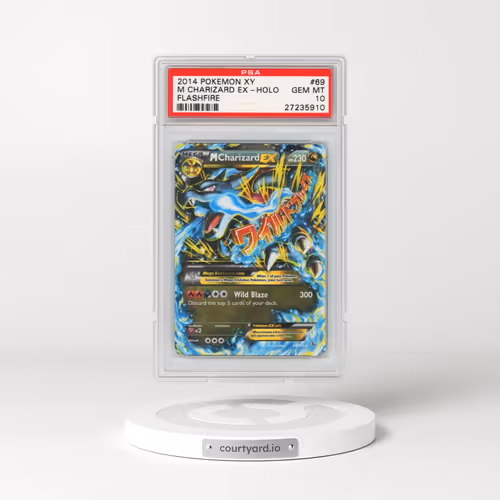 2014 Pokémon XY Flashfire #69 M Charizard EX - Holo (PSA 10 GEM MINT)