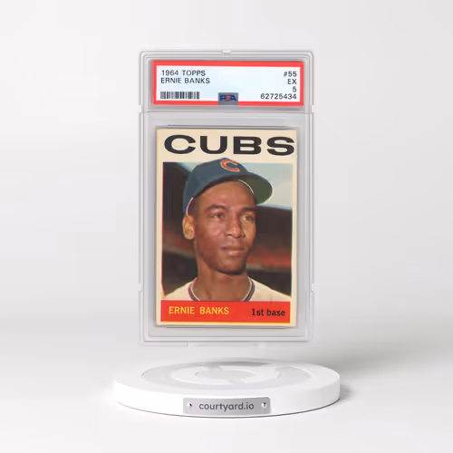 1964 Topps #55 Ernie Banks (PSA 5 EX)