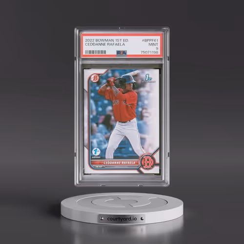 2022 Bowman 1st Edition #BPPF61 Ceddanne Rafaela (PSA 9 MINT)