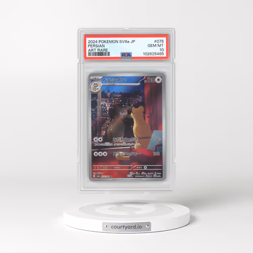 2024 Pokémon Sv6a-Night Wanderer #075 Persian - Art Rare (PSA 10 GEM MINT)