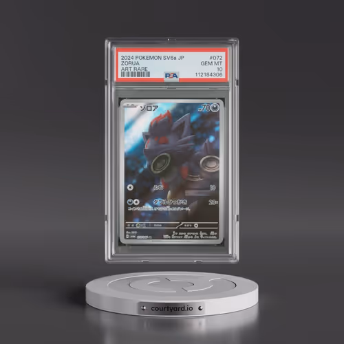 2024 Pokémon Sv6a-Night Wanderer #072 Zorua - Art Rare (PSA 10 GEM MINT)