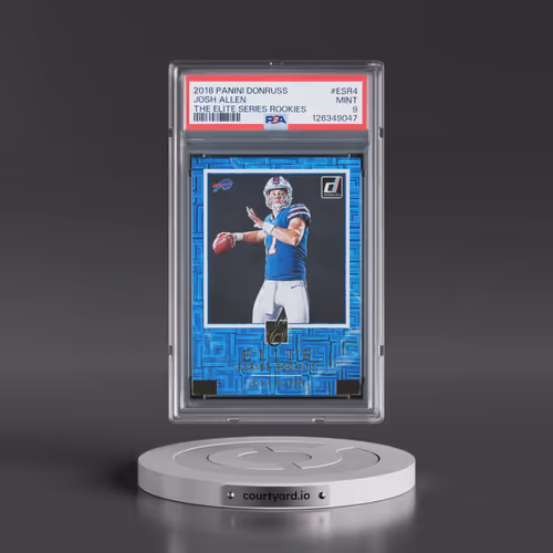 2018 Panini Donruss the Elite Series Rookies #ESR4 Josh Allen (PSA 9 MINT)