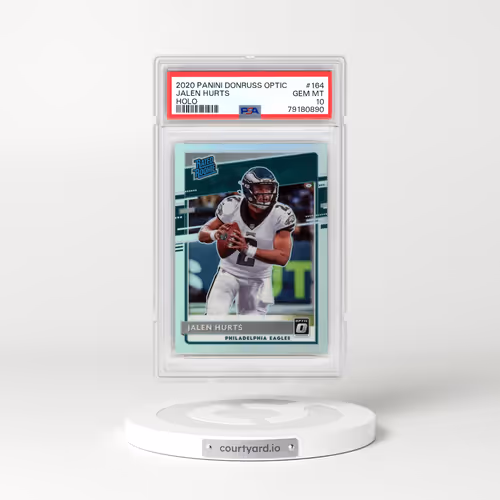 2020 Panini Donruss Optic #164 Jalen Hurts - Holo (PSA 10 GEM MINT)