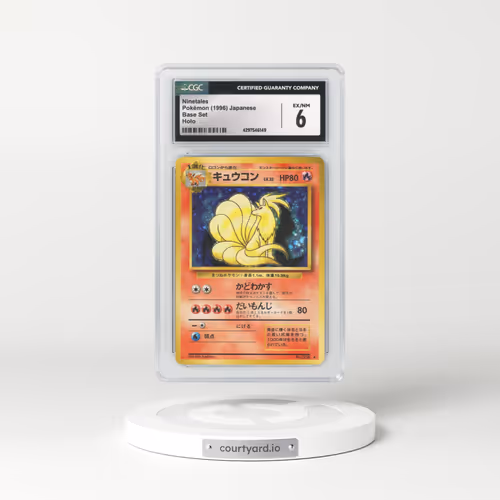 1996 Japanese Base Set #38 Ninetales - Holo (CGC 6 EX-NM)