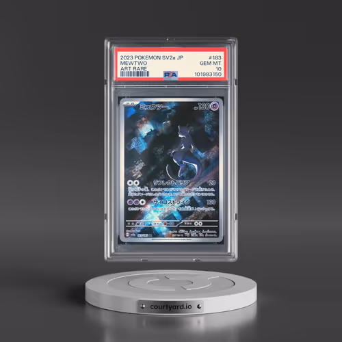 2023 Pokémon Sv2a-Pokemon 151 #183 Mewtwo - Art Rare (PSA 10 GEM MINT)