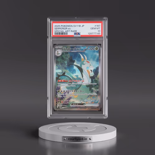 2025 Pokémon Sv11b-Black Bolt #167 Serperior EX - Holo Special Art Rare (PSA 10 GEM MINT)