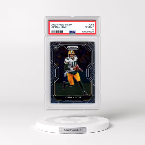 2020 Panini Prizm #363 Jordan Love (PSA 10 GEM MINT)