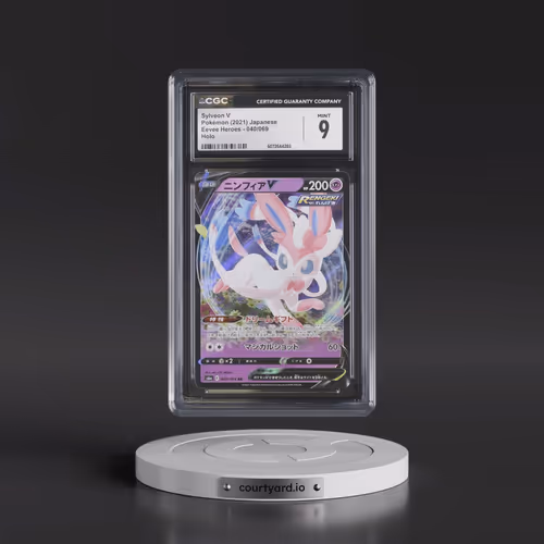 2021 Eevee Heroes #040/069 Sylveon V - Holo (CGC 9 MINT)