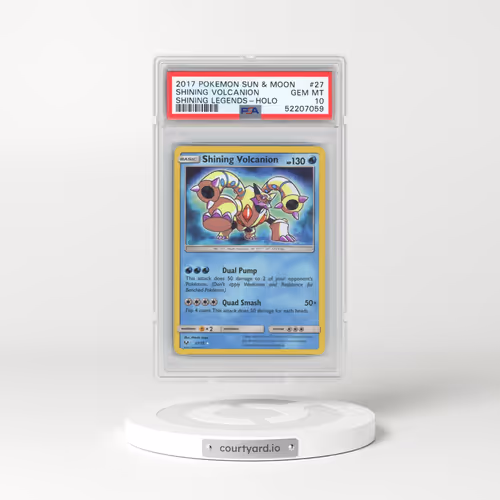 2017 Pokémon Sun & Moon Shining Legends #27 Shining Volcanion - Holo Holo (PSA 10 GEM MINT)