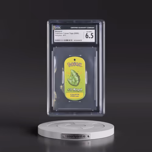 2000 Pokémon Trainer Tags (2000 Dairylea) - English #11 Metapod (CGC 6.5 EX-NM+)
