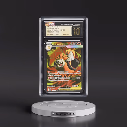 2025 Mega Evolution - MEG EN #156/132 Mega Camerupt ex - Ultra Rare Holo (CGC 10 PRISTINE)