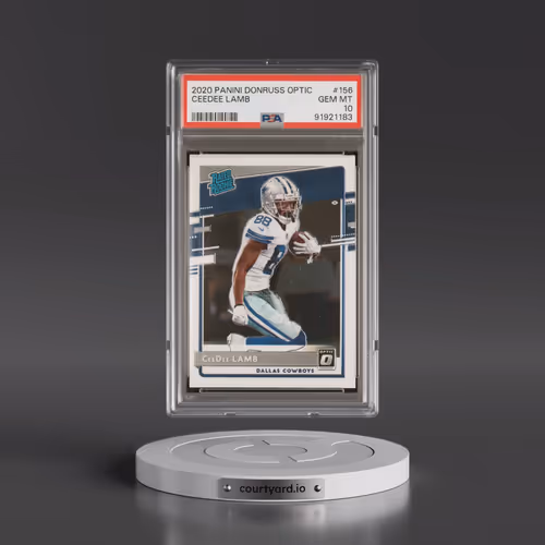 2020 Panini Donruss Optic #156 Ceedee Lamb (PSA 10 GEM MINT)