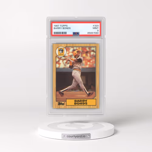 1987 Topps #320 Barry Bonds (PSA 9 MINT)