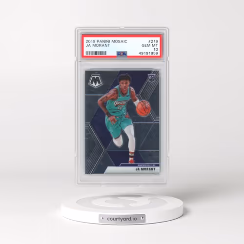 2019 Panini Mosaic #219 Ja Morant (PSA 10 GEM MINT)