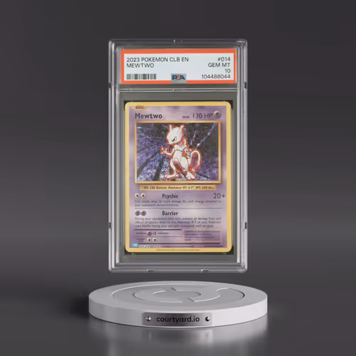 2023 Pokémon Clb-Trading Card Game Classic Blastoise & Suicune EX Deck #014 Mewtwo (PSA 10 GEM MINT)