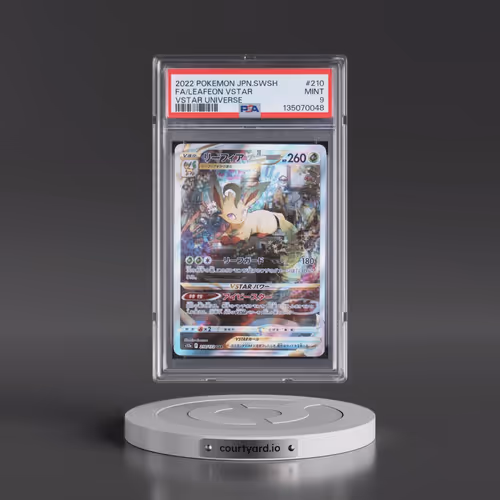 2022 Pokémon Sword & Shield Vstar Universe #210 Leafeon Vstar - Full Art (PSA 9 MINT)