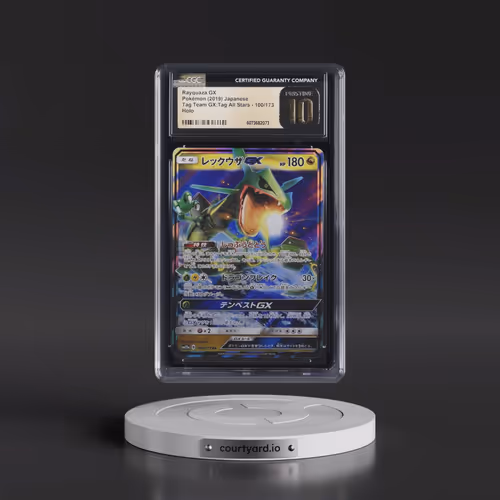 2019 Tag Team GX: Tag All Stars #100/173 Rayquaza GX - Holo (CGC 10 PRISTINE)