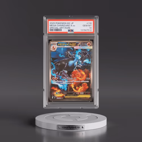 2025 Pokémon M2-Inferno X #110 Mega Charizard X EX - Holo Special Art Rare (PSA 10 GEM MINT)