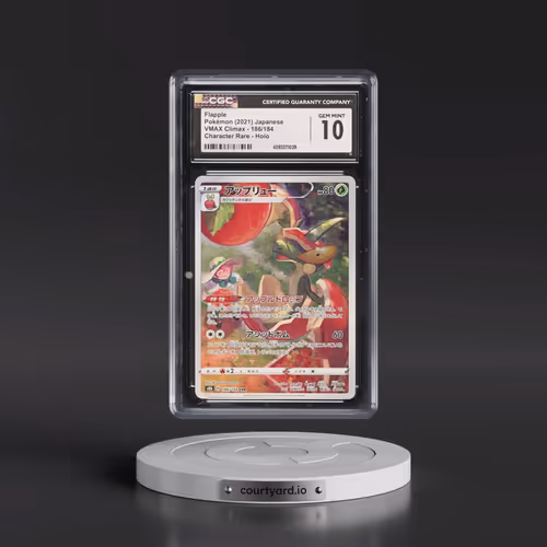 2021 VMAX Climax #186/184 Flapple - Character Rare Holo (CGC 10 GEM MINT)