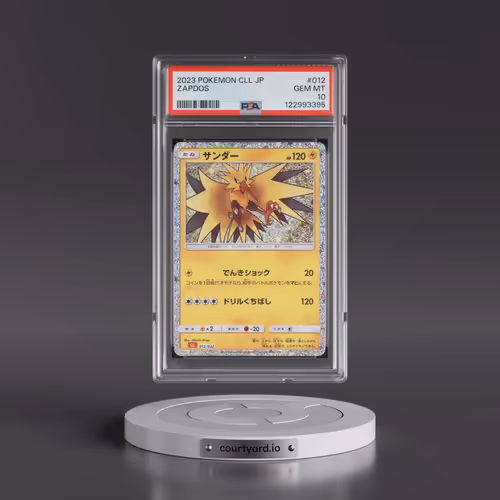 2023 Pokémon Cll-Trading Card Game Classic Charizard & HO-Oh EX Deck #012 Zapdos (PSA 10 GEM MINT)