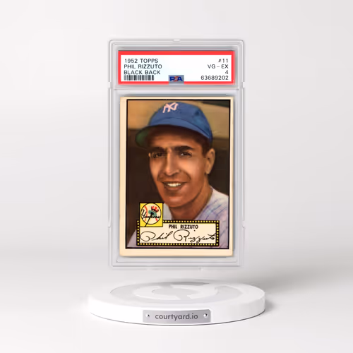 1952 Topps #11 Phil Rizzuto - Black Back (PSA 4 VG-EX)